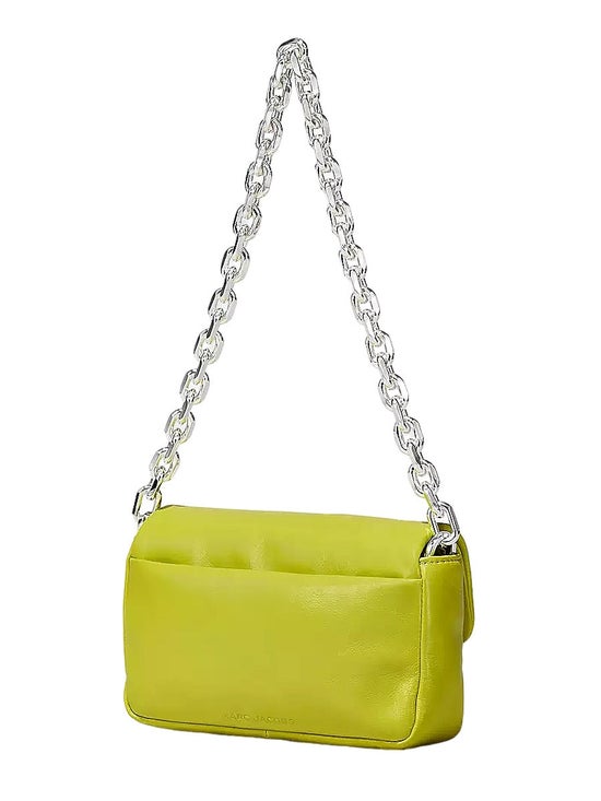 Marc Jacobs The Pillow J Marc Mini Shoulder Bag in Acid Lime