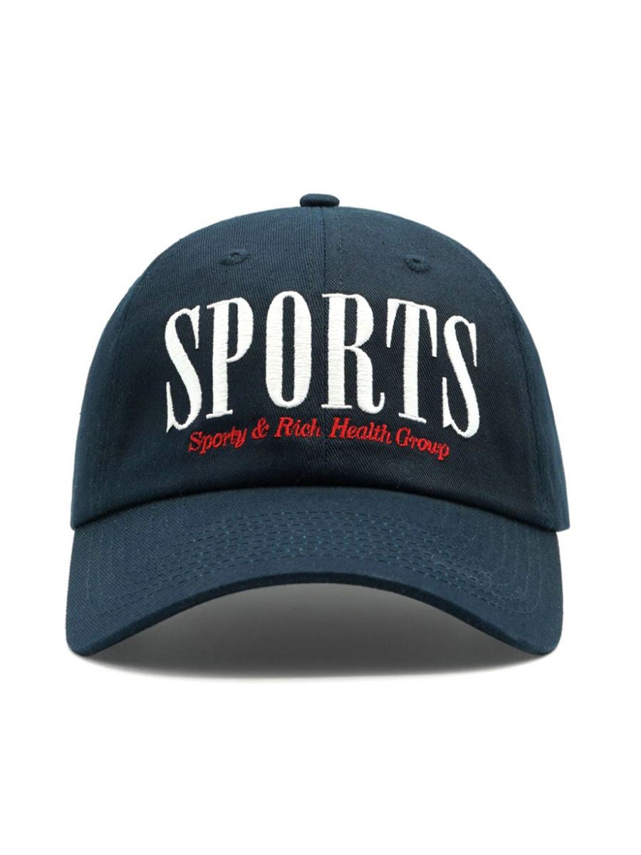 OC Sports Adult Team Style Adjustable Custom Blue Baseball Caps, Navy, OS