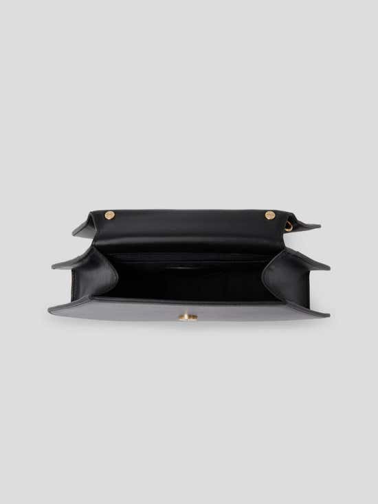 KARL LAGERFELD K/ARCHIVE FAN TOP HANDLE, Black Women's Handbag