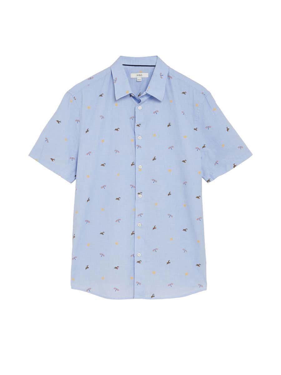 50.0% OFF on Marks & Spencer Pure Cotton Print Shirt T251220ME4