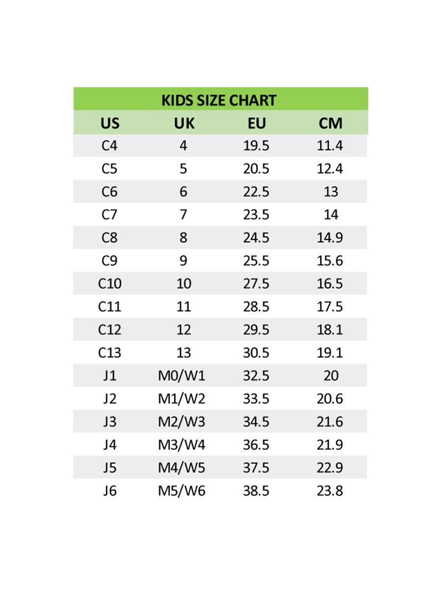 Share more than 129 disney shoes size chart super hot - kenmei.edu.vn