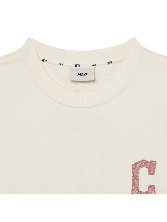 MLB Cleveland Indians Hardball Tie-Dye T-Shirt - Cream