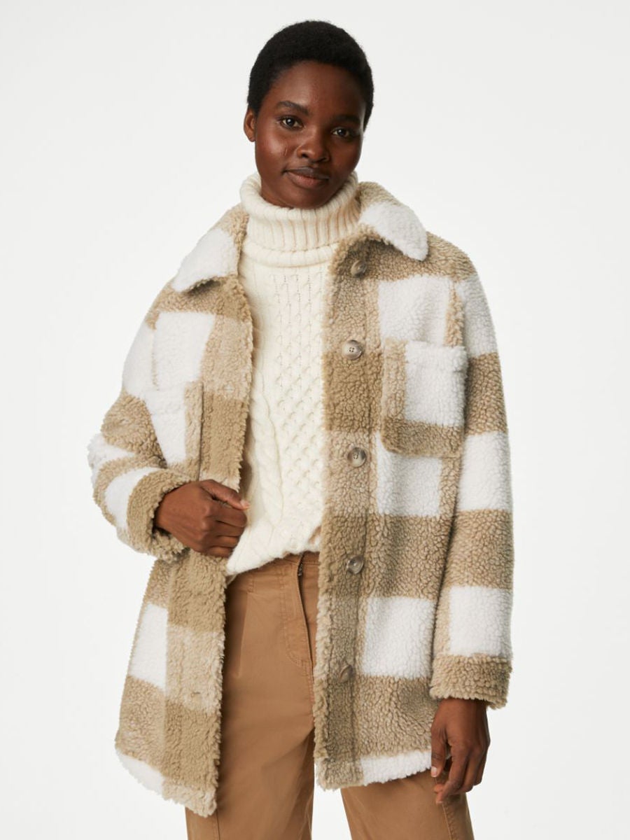 Marks and 2024 spencer beige coat