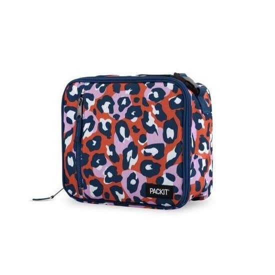 Packit Classic Freezable Lunch Box - Wild Leopard Orange