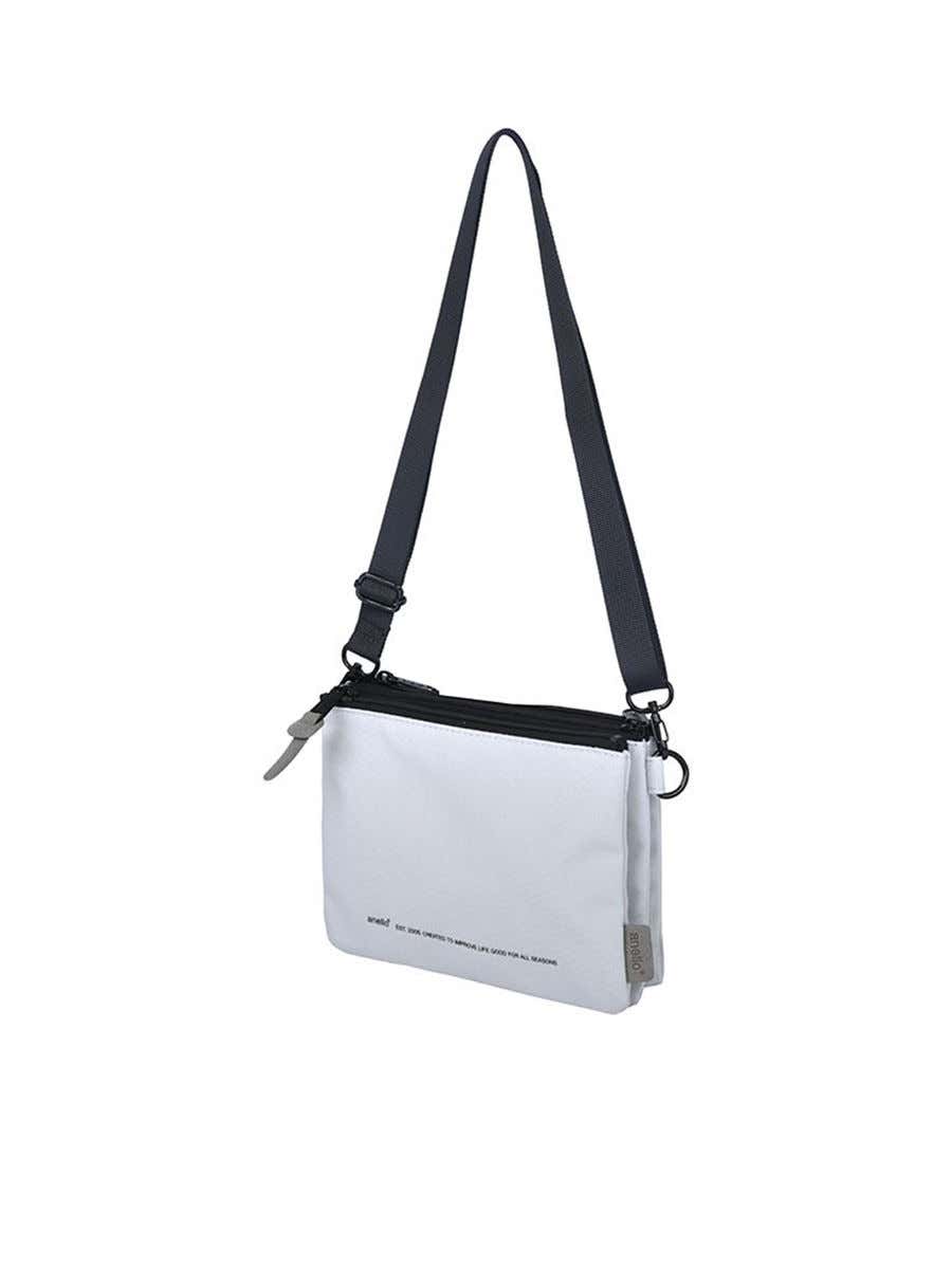 Anello Mini Shoulder Bag Unisex Across Body Bag, Size: One Size, Off White