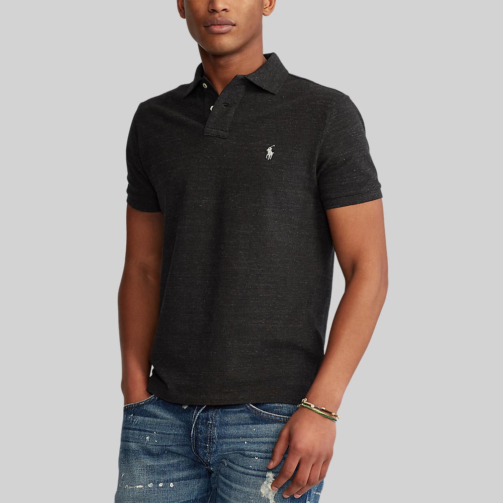 Polo ralph lauren custom discount slim fit mesh polo shirt