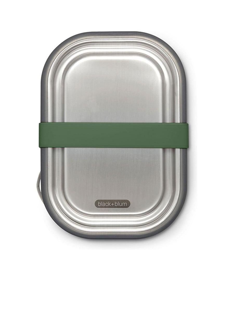BLACK+BLUM กล่องใส่อาหาร รุ่น Stainless Steel Lunch Box Large สีOlive ลด  10.0% Central Online