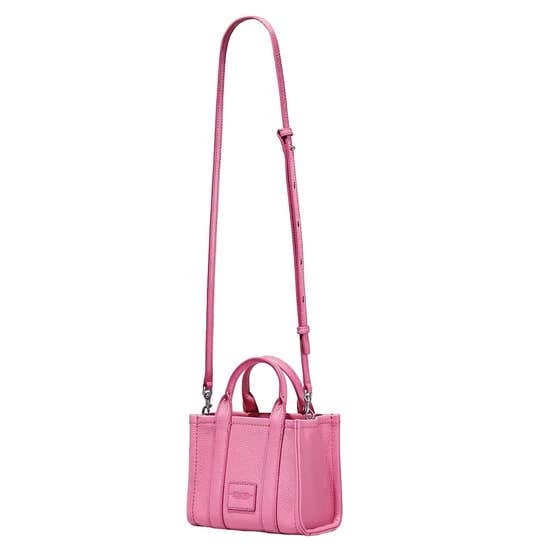 Marc Jacobs The Leather Mini Tote Bag in Pink