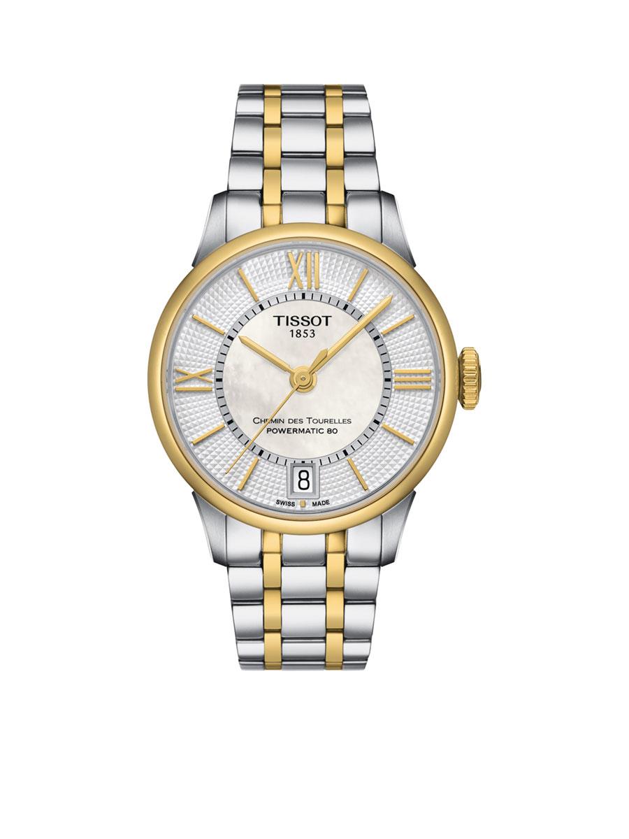 10.0 OFF on TISSOT Women Watch Chemin de Tourelles Powermatic 80