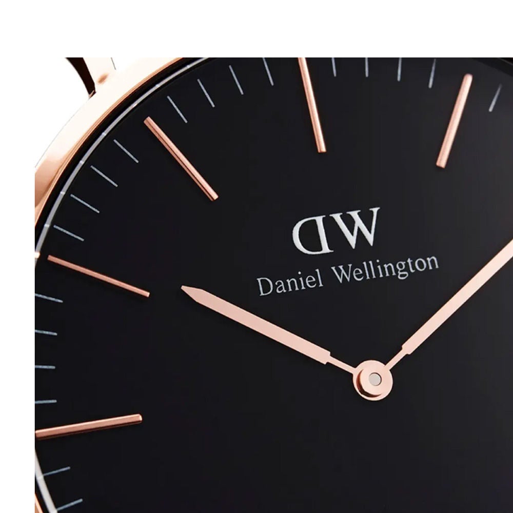 15.01% OFF on DANIEL WELLINGTON Classic Cornwall Black 36mm Rose