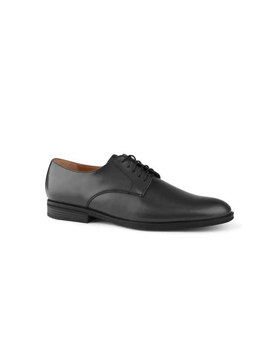 DAPPER Black Hi-Shine Sturdy Derby Shoes (HBK B1 664DB1) | Central.co ...