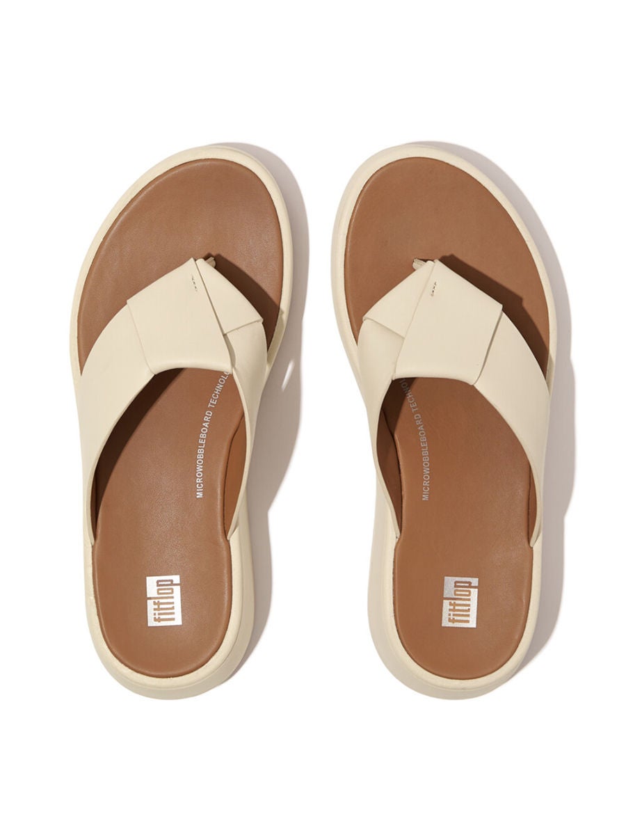 70.0 OFF on FitFlop WOMEN S F MODE FOLDED LEATHER FLATFORM Stone