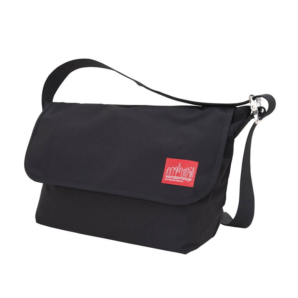 MANHATTAN PORTAGE Vintage Messenger Bag - Black (1607V-BK