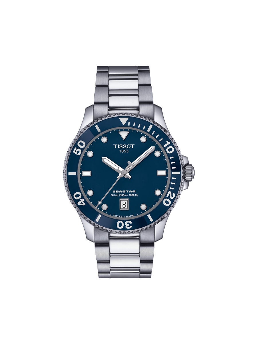 e Tax 5.0 OFF on TISSOT Blue Seastar 1000 40mm T1204101104100