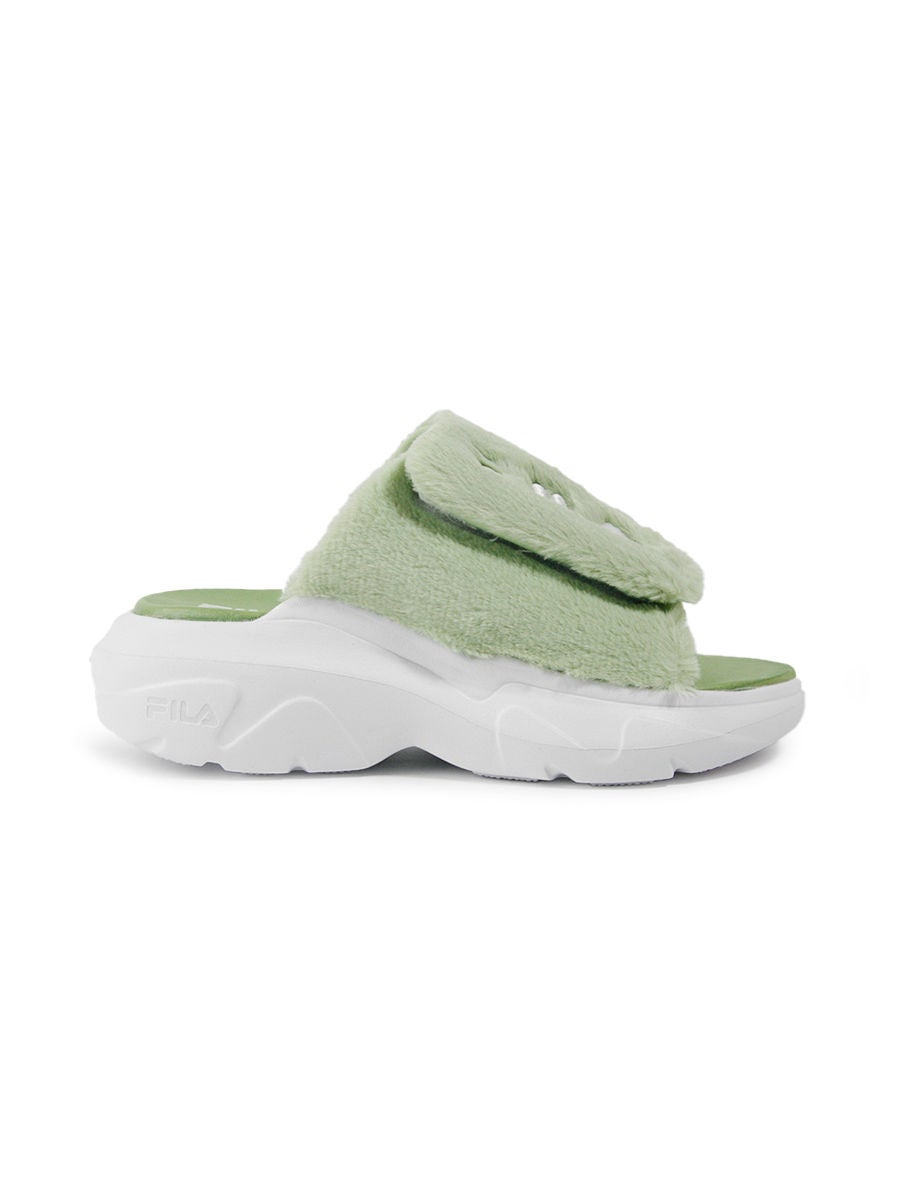 Fluffy sale fila slides