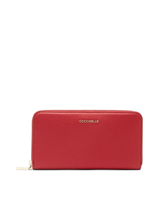 e-Tax | COCCINELLE Wallet METALLIC SOFT 110401 Ruby | Central.co.th