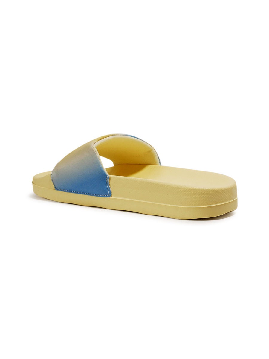 Yellow on sale fila sandals