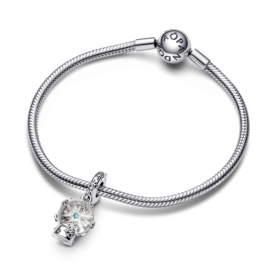 Wildflower meadow clasp sterling silver clearance bracelet