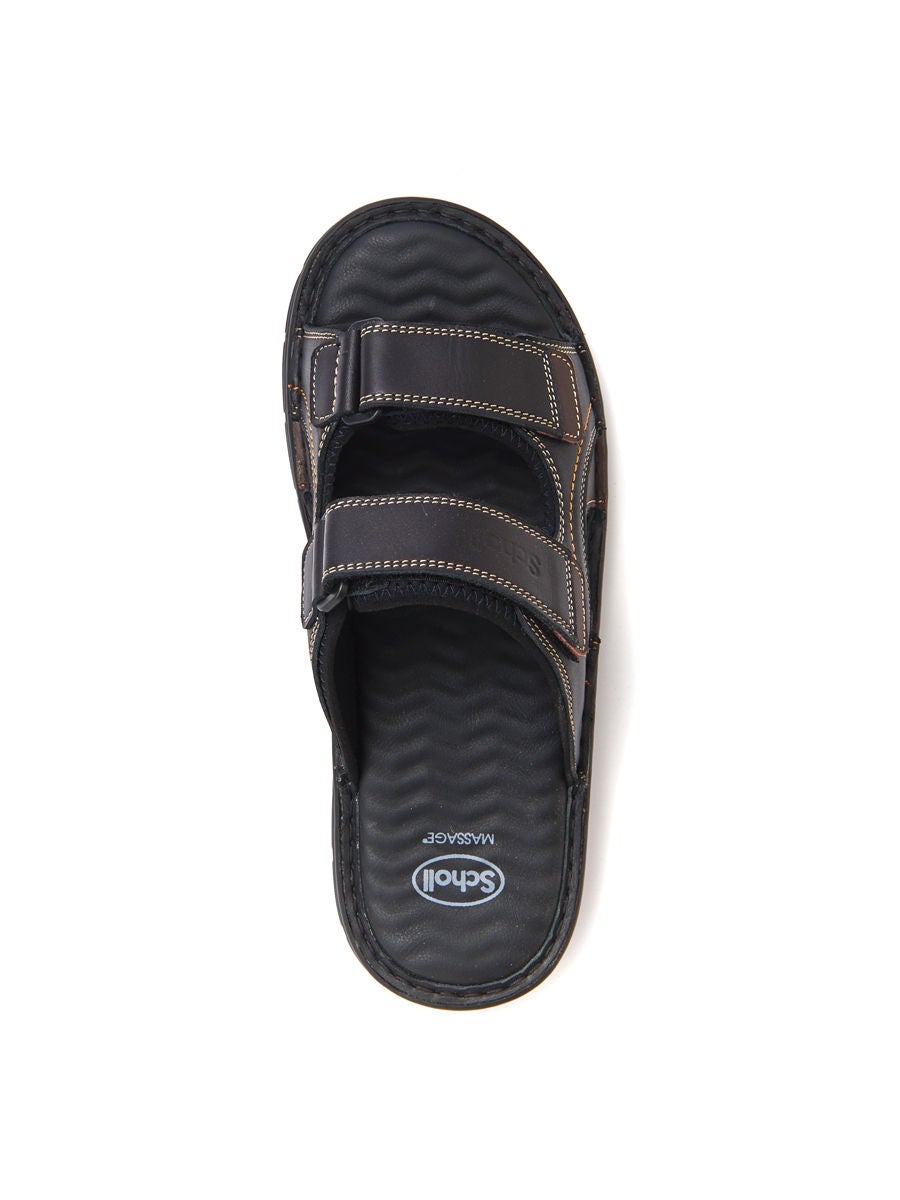 14.98 OFF on SCHOLL Black Slide Sandals Men Iowa