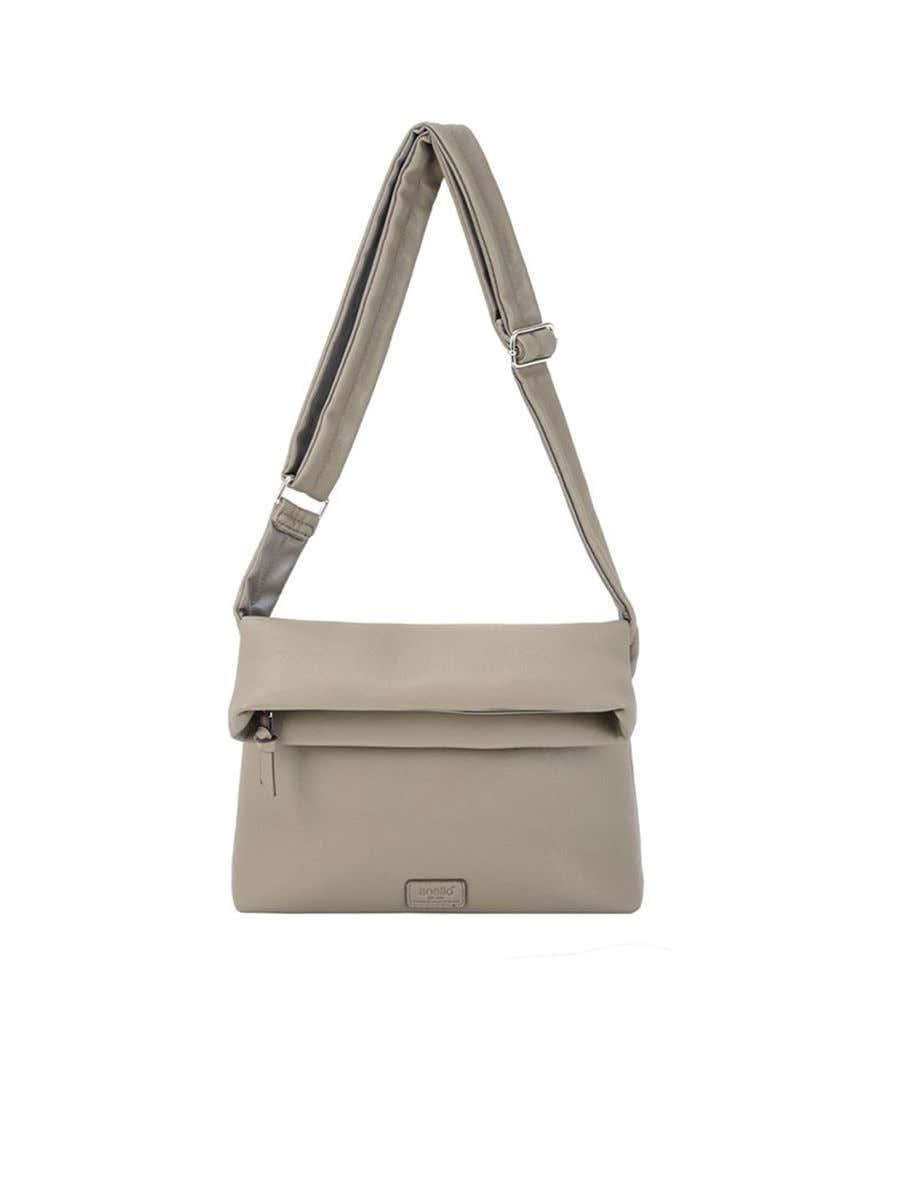 50.0% OFF on ANELLO Shoulder Bag Size Small MATEO AGB4326-GBE Beige