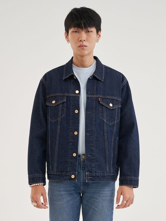 e-Tax | LEVI'S Men's Relaxed Fit Trucker Jacket CNY New Depths ...