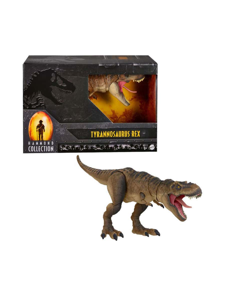 Jurassic World Hammond Collection Tyrannosaurus Rex Figure – Mattel  Creations