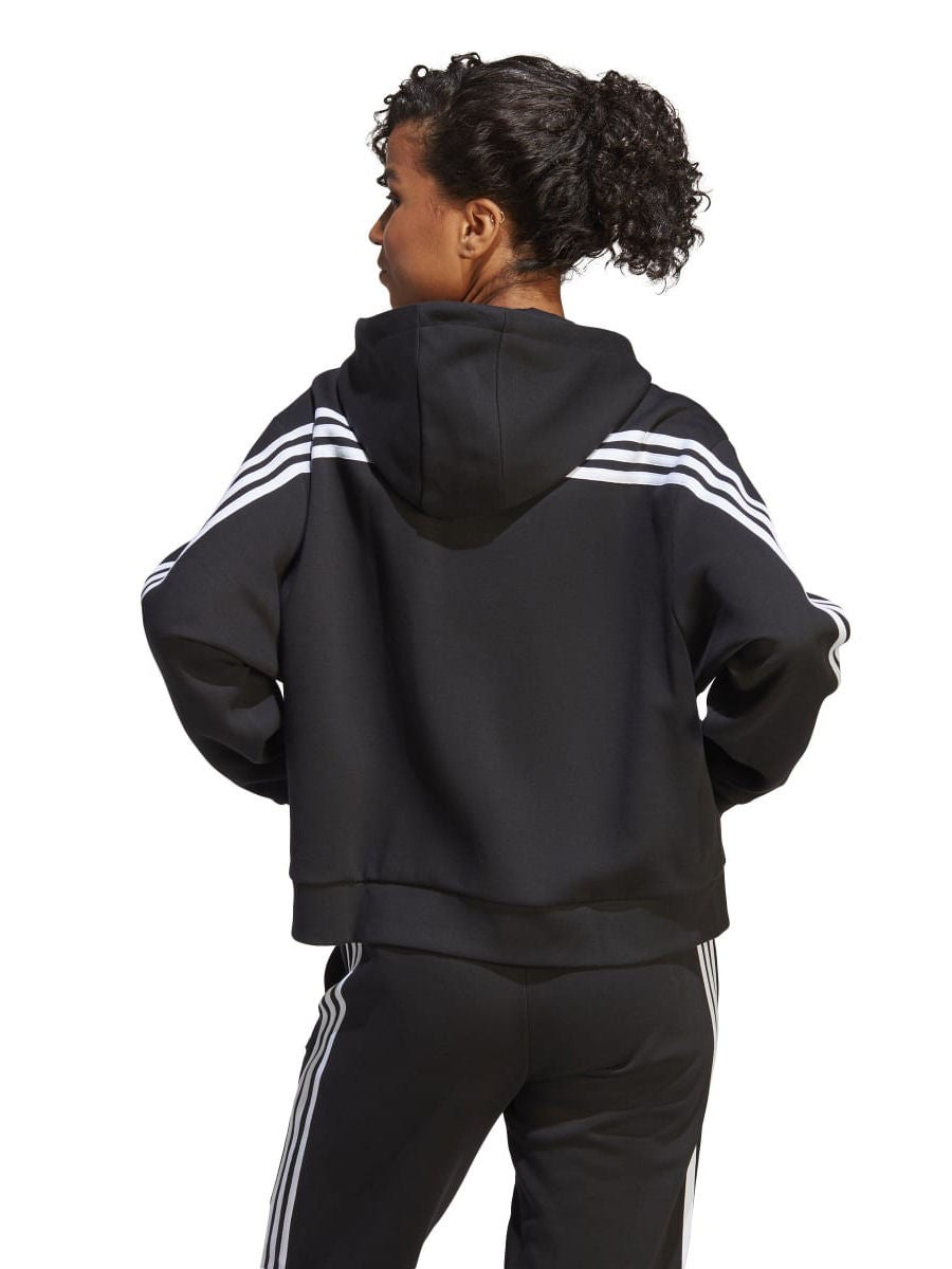 Womens adidas sale 3 stripe hoodie