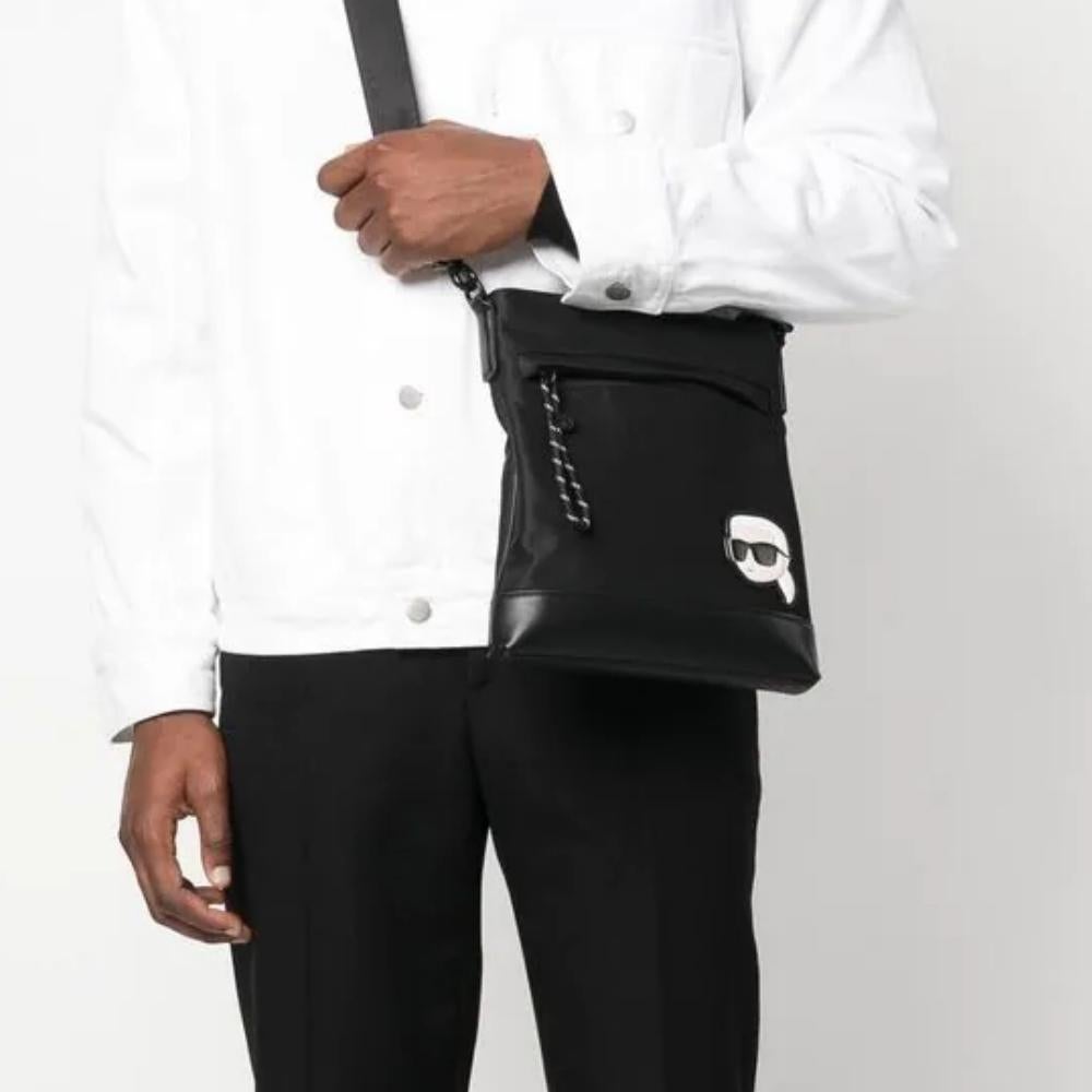 Karl lagerfeld black cross body online bag