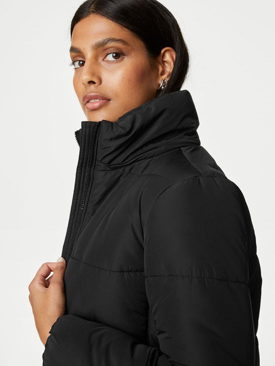 33.28% OFF on Marks & Spencer Women Hooded Puffer Jacket Recycled ...