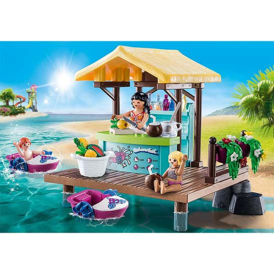 Playmobil Family Fun - Beach Snack Bar 70437 (for Kids 4 yrs old & up) –  shopemco