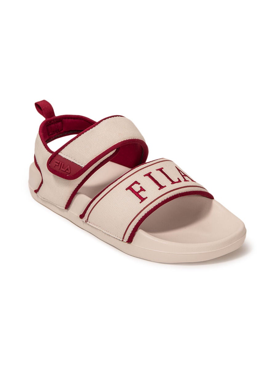 Red fila sandals hot sale