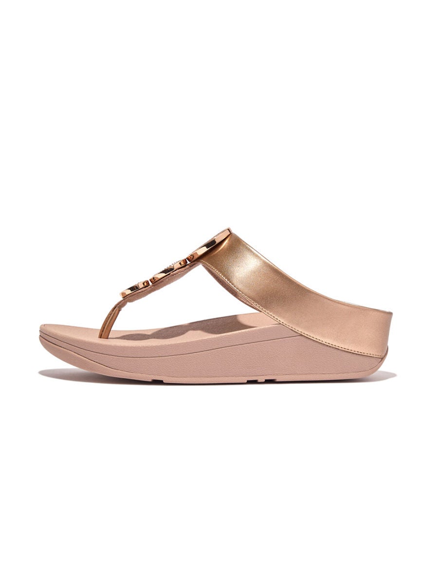 Fitflop halo 2025 rose gold