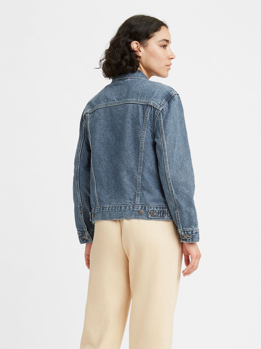 Women's levi's ex deals boyfriend trucker jacket