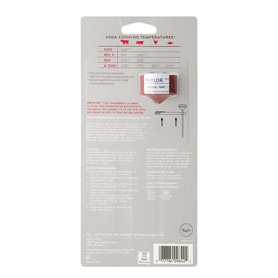 Waterproof Instant Read Thermometer, 9842