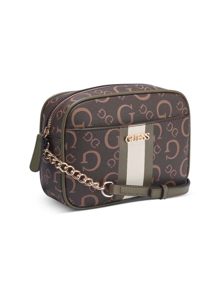 70.0 OFF on GUESS WOMEN Fredericksburg Mini Crossbody Brown