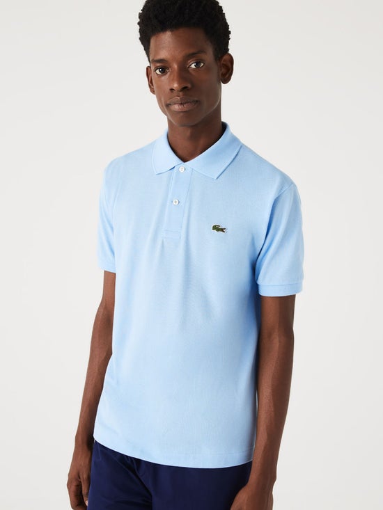 e-Tax  LACOSTE Blue Original L.12.12 Petit Piqué Cotton Polo