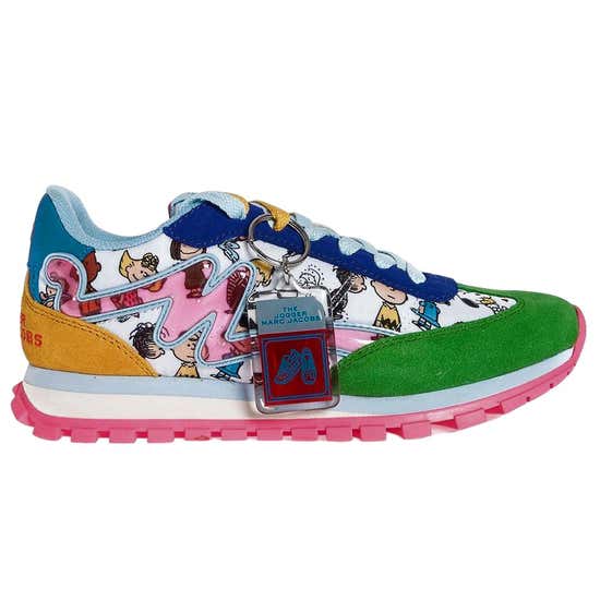 Marc Jacobs Peanuts X The Comics Jogger Sneakers in Blue