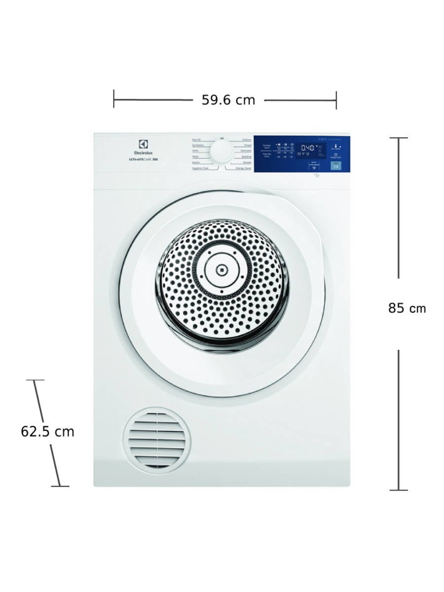 Electrolux edv605hqwa wall online mount