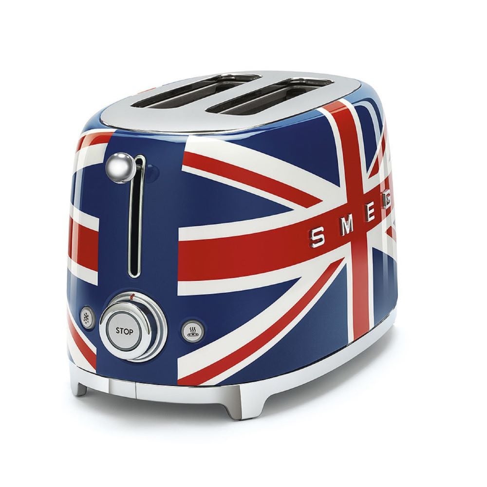 e Tax 31.75 OFF on SMEG Union Jack Toaster Blue