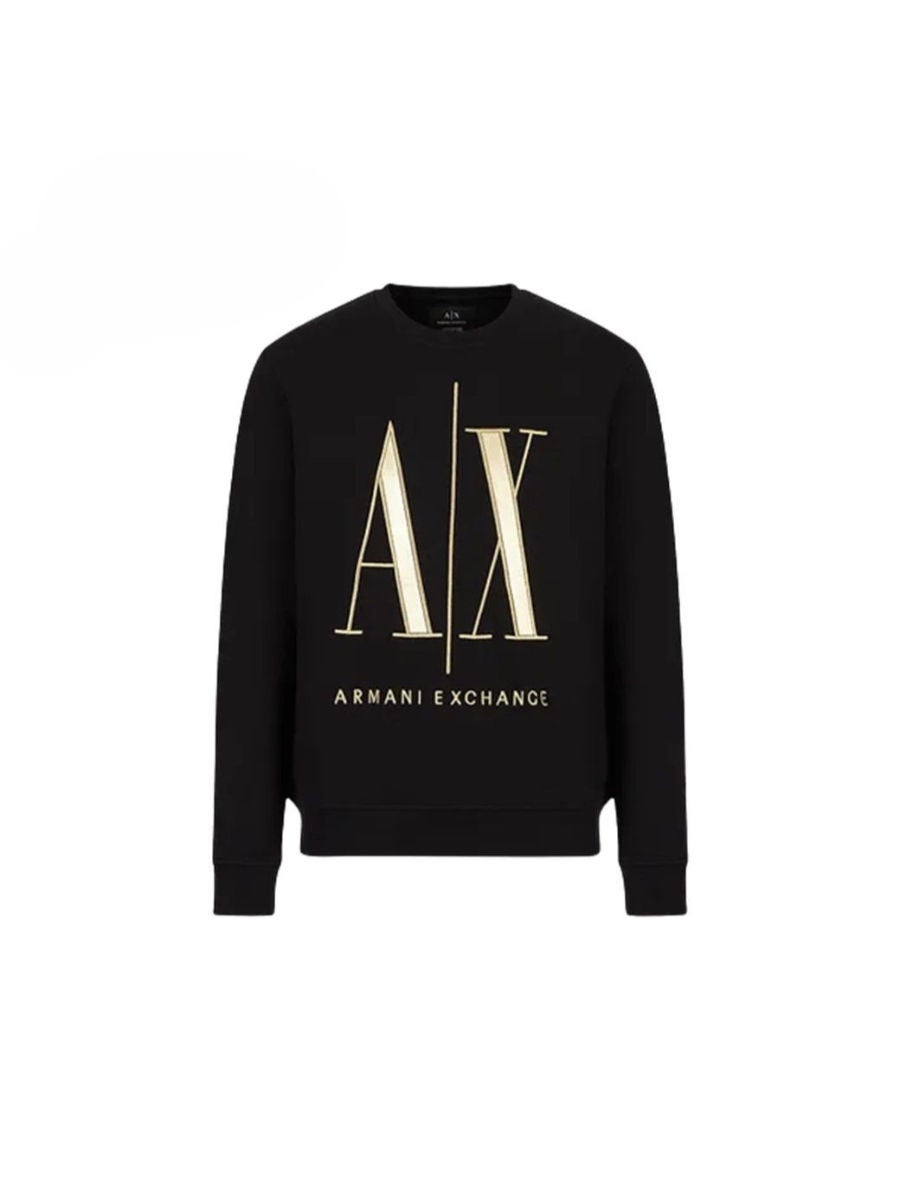 Black and clearance gold mens sweatshirt