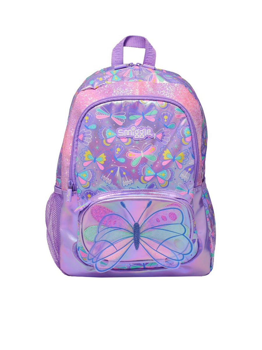 10.0 OFF on SMIGGLE Unisex Toddler Backpack Classic Flutter Violet