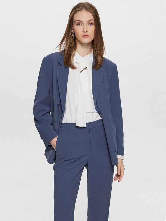 20.0% OFF on G2000 Women Clothing Suit Blazer Loose Fit Blue