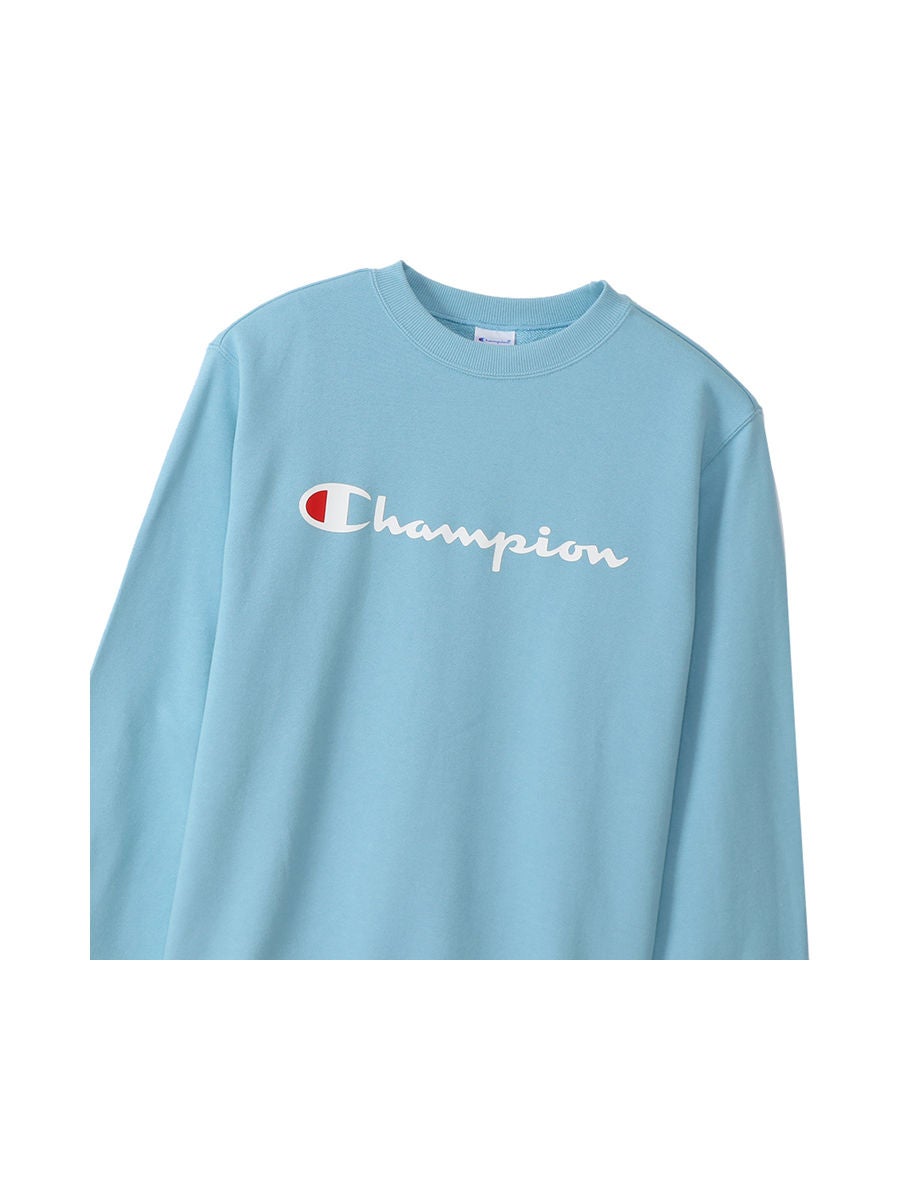 Champion sweater light shop blue shirt