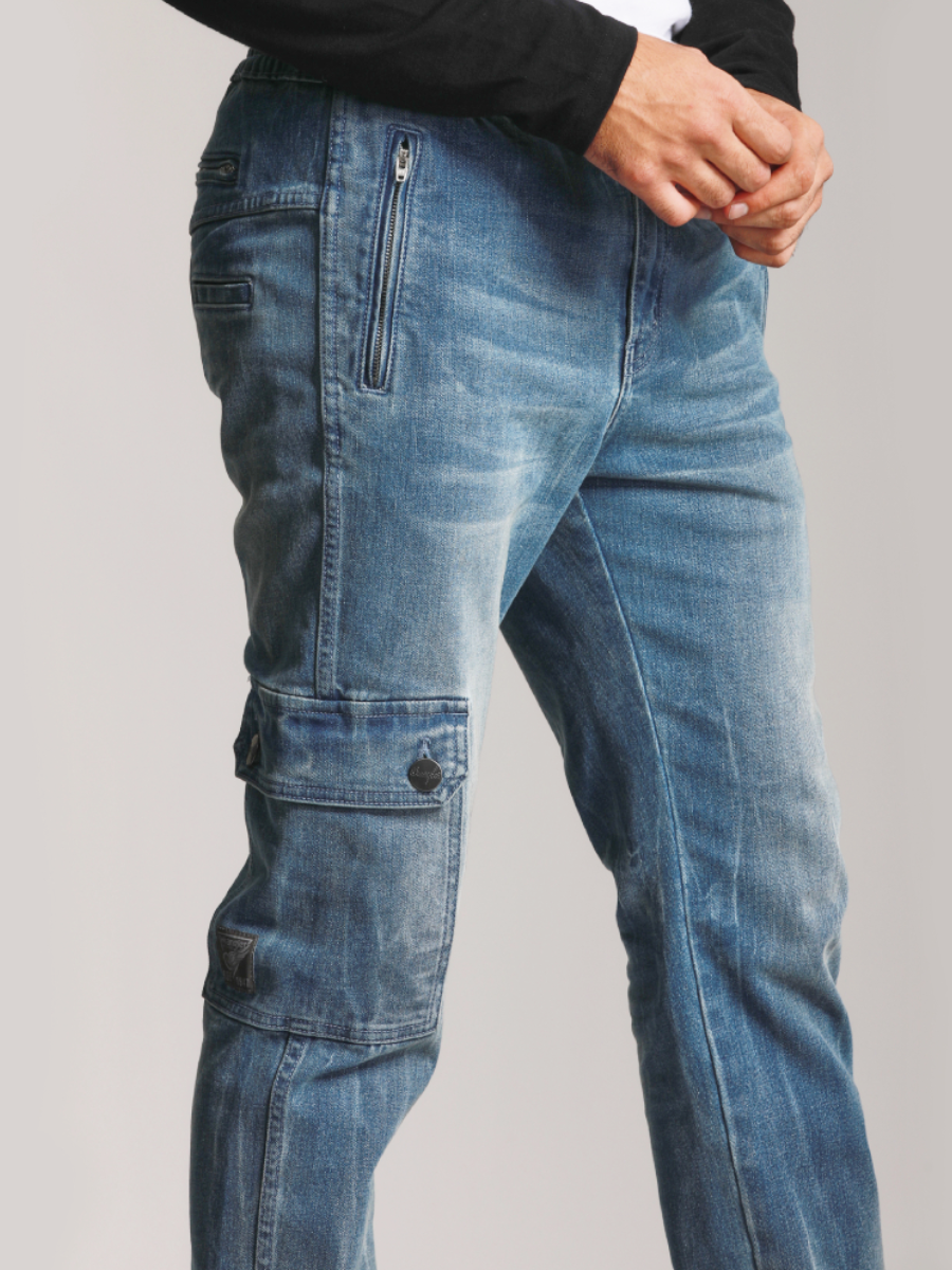 Biker jogger jeans hot sale