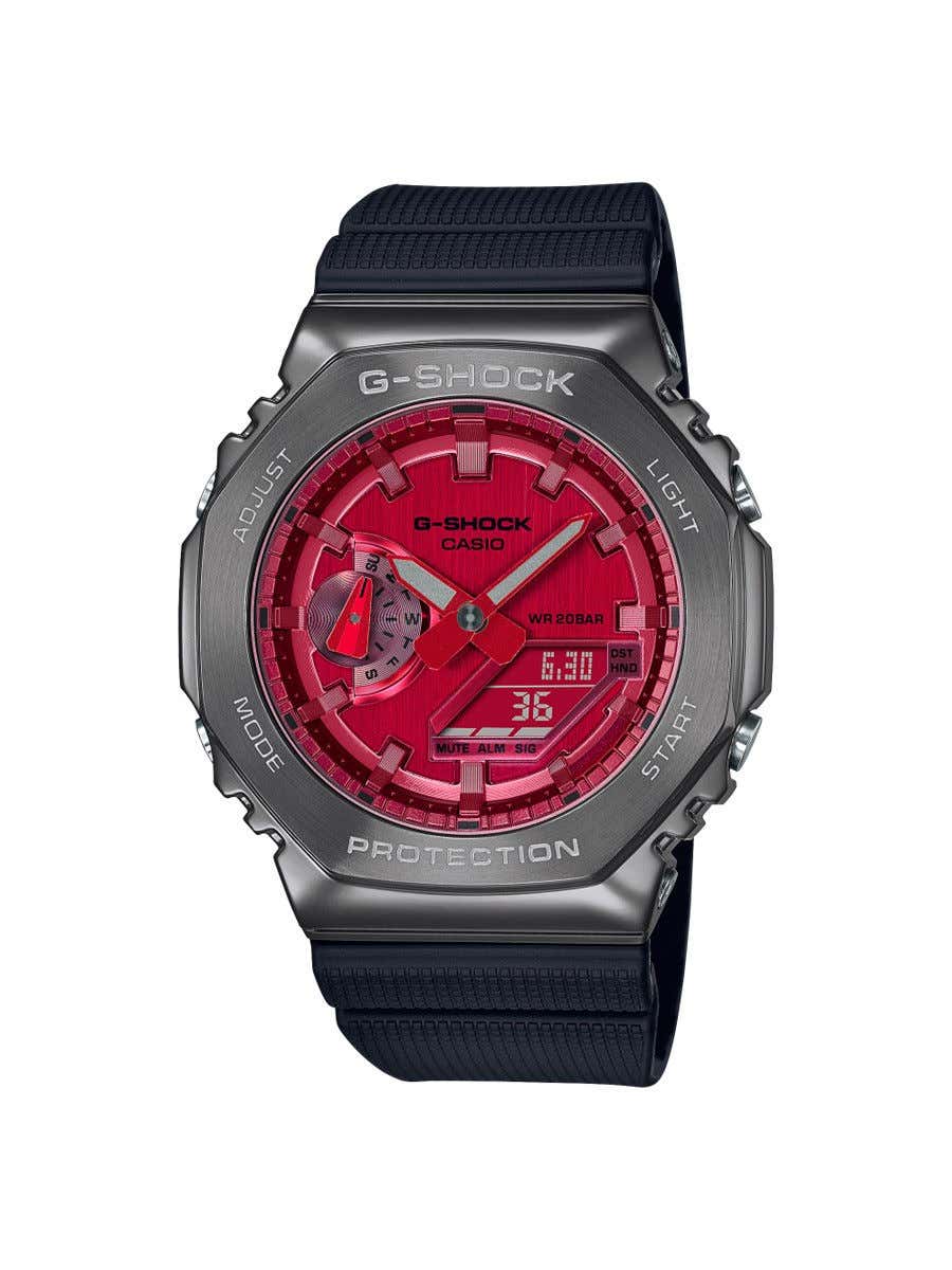 15.0% OFF on G-SHOCK MEN'S WATCHES GM-2100B-4ADR RED