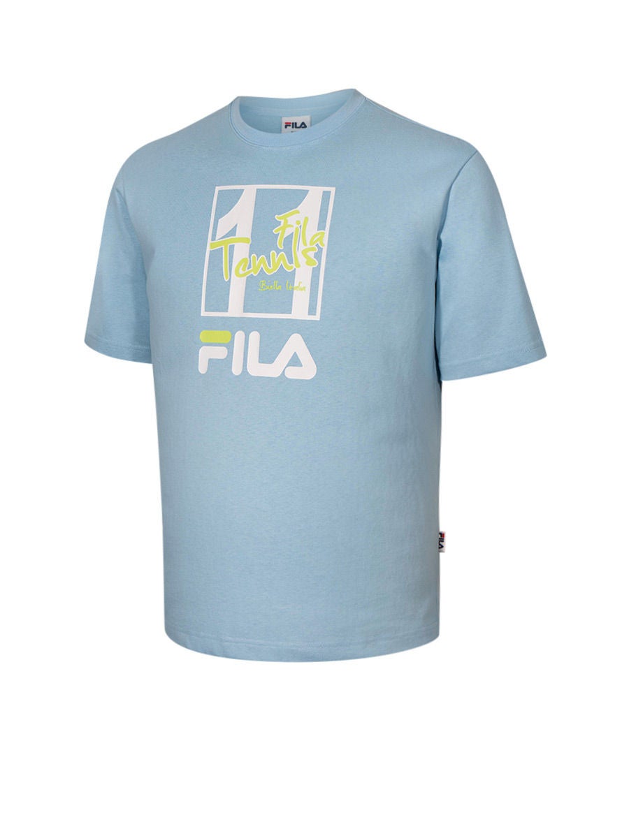 Light blue sales fila shirt