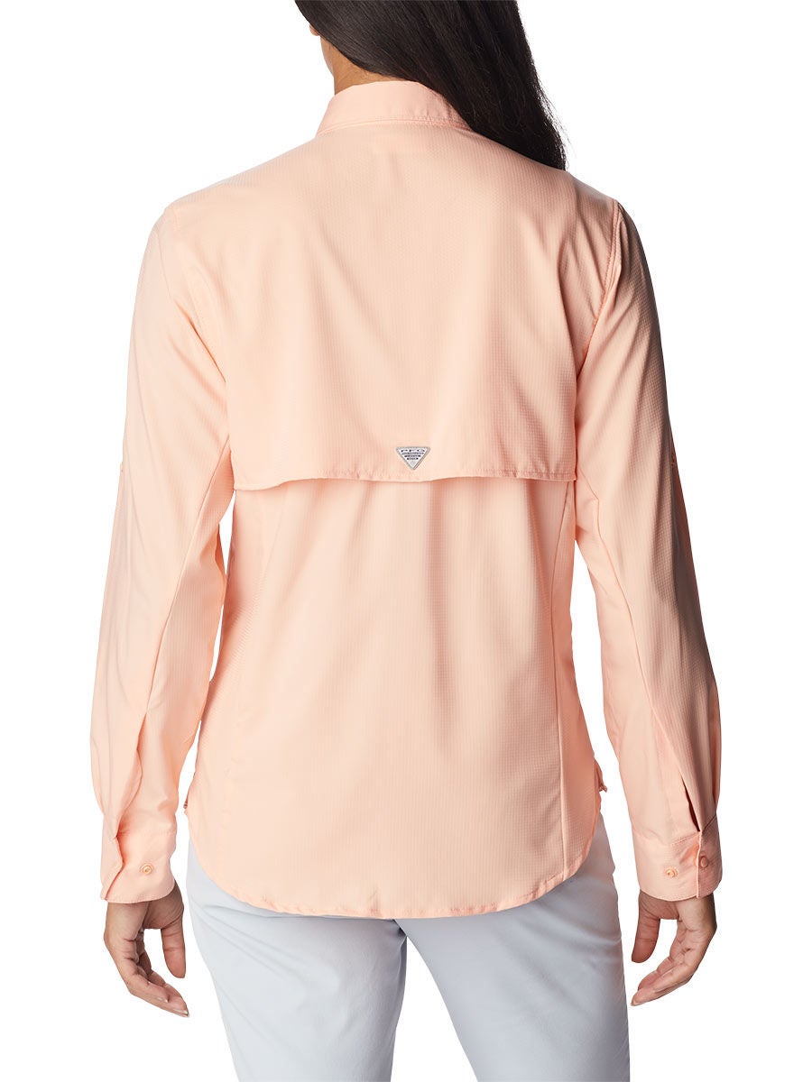 Orange columbia fishing outlet shirt