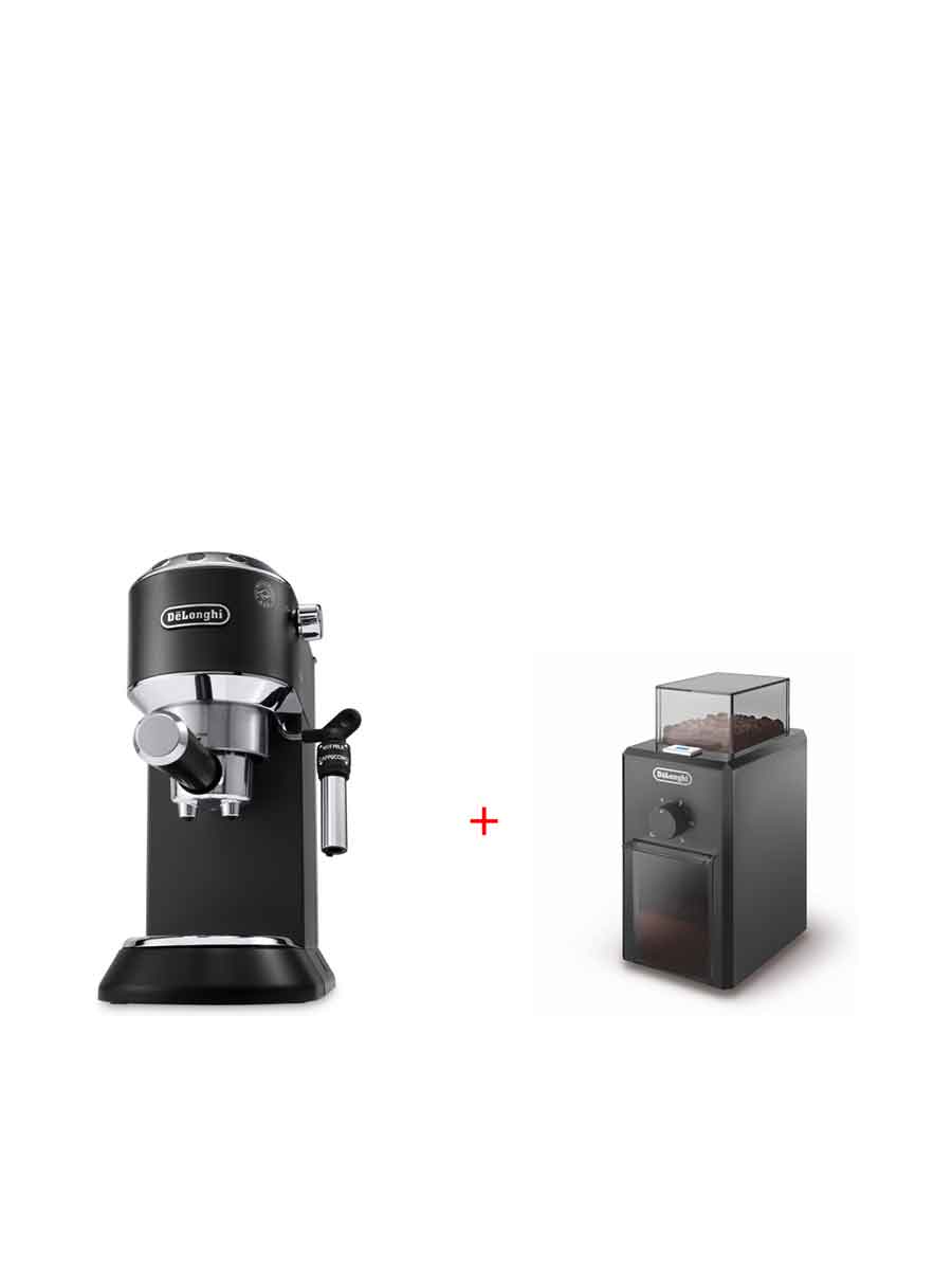 29.38% OFF on DELONGHI Coffee Maker Set EC685BK + Coffee Grinder KG79