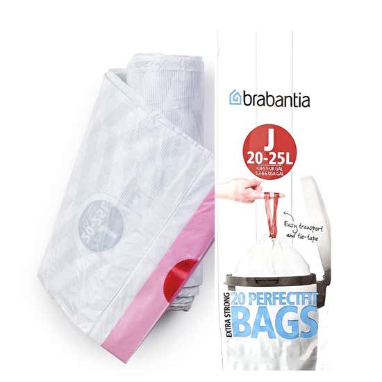 Brabantia - PerfectFit Bin Bags - Dispenser Pack - J (23 Liter)