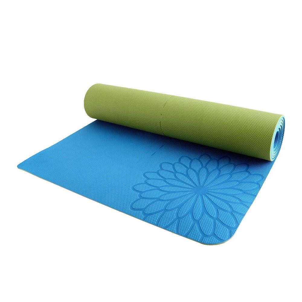 Green cheap yoga mat